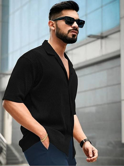 Half Sleeves Casual Men Shirt 🤌