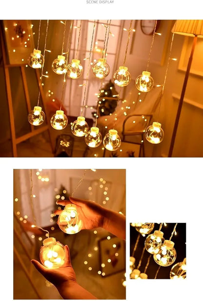 Orb LED Curtain Lights 🫶