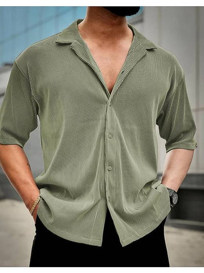 Half Sleeves Casual Men Shirt 🤌