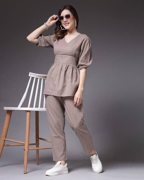 Textured A Line Dress