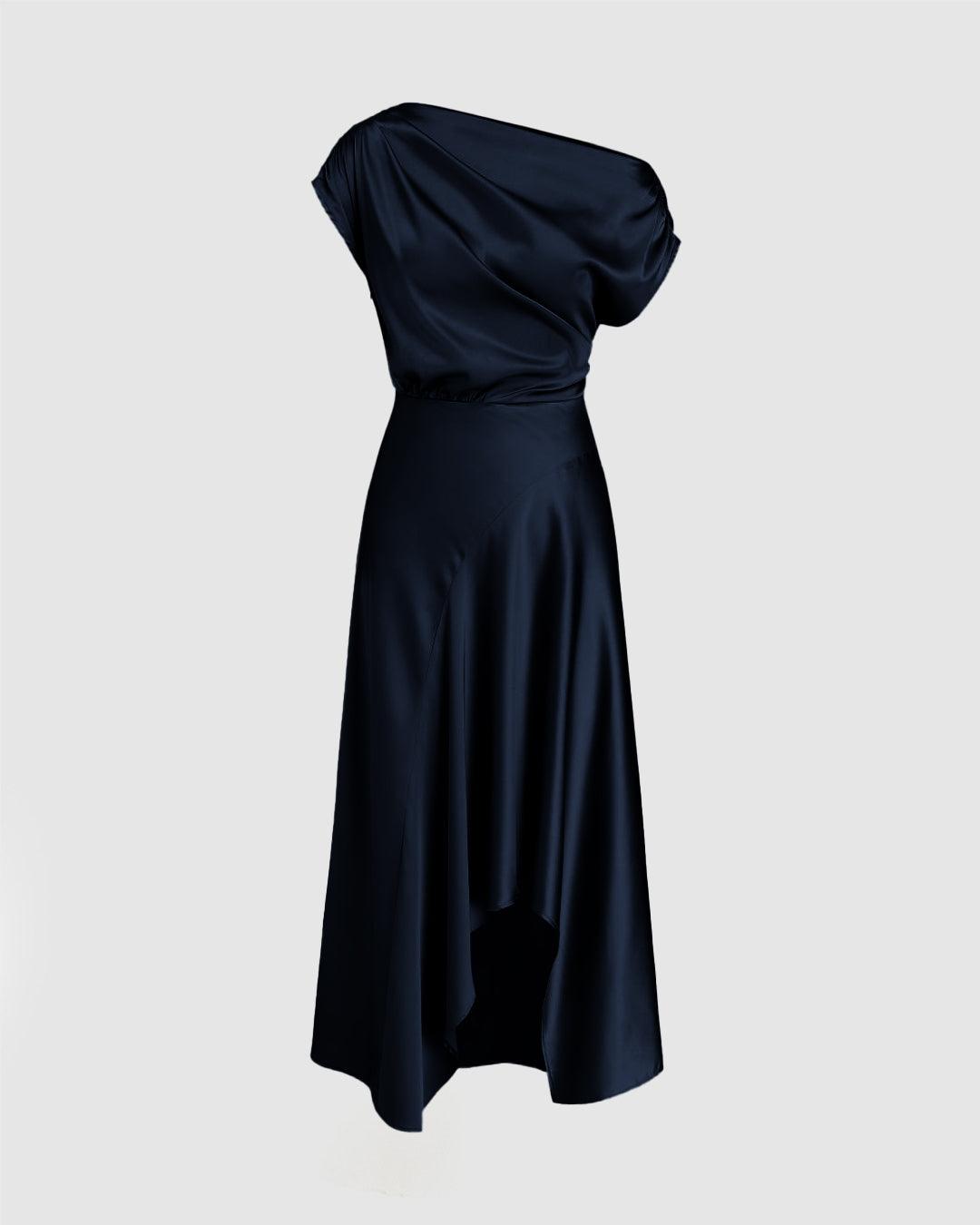 Boat Neck Ruffle Maxi Dress 🔥