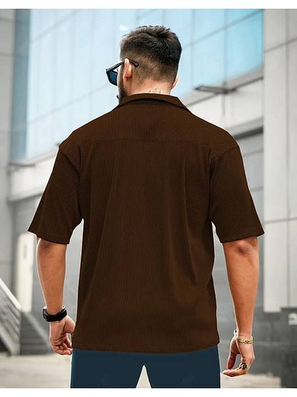 Half Sleeves Casual Men Shirt 🤌