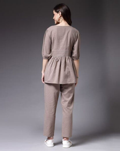 Textured A Line Dress