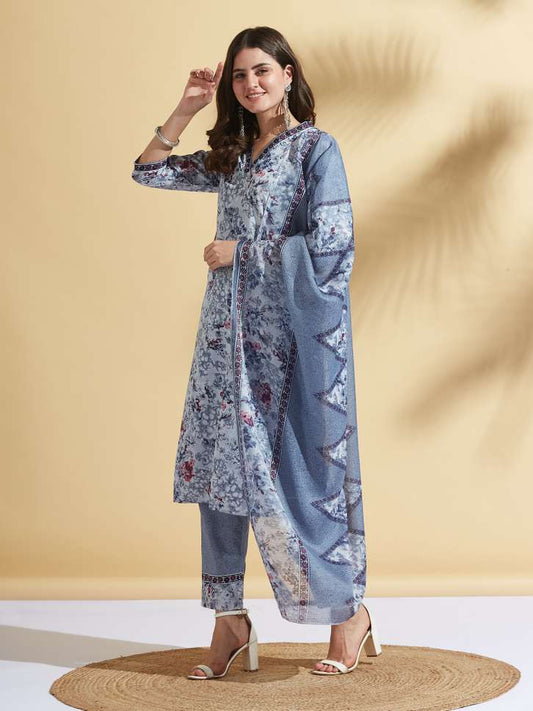 Kurta Pant Dupatta Set 👗