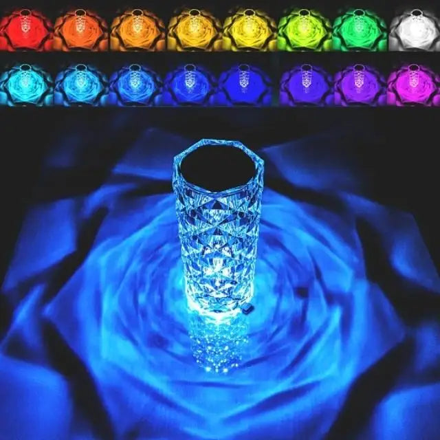 Crystal Aura RGB Touch Lamp🌟